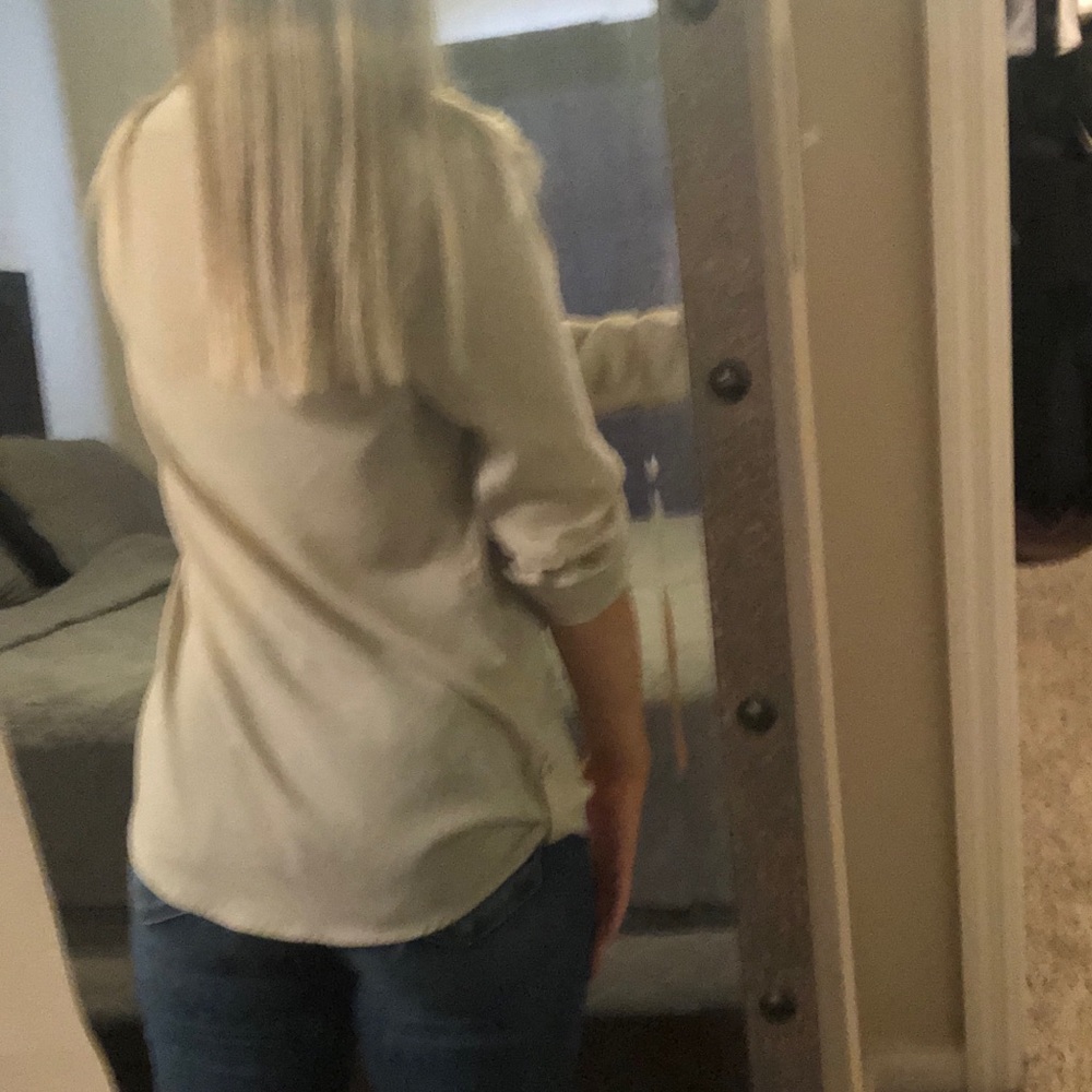 Calvin Klein rolled sleeved blouse - Picture 3 of 6